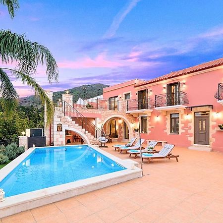 חאניה Steve Kois Villa Heated Pool מראה חיצוני תמונה