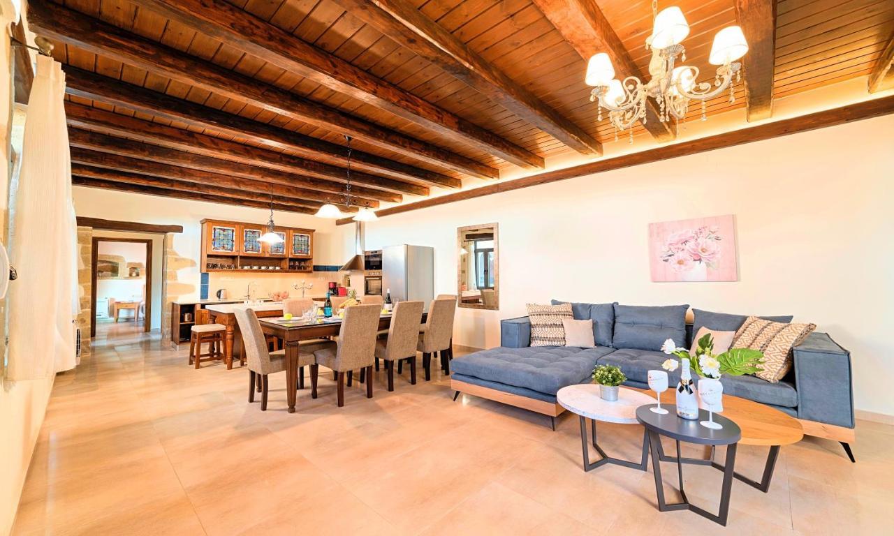 חאניה Steve Kois Villa Heated Pool מראה חיצוני תמונה