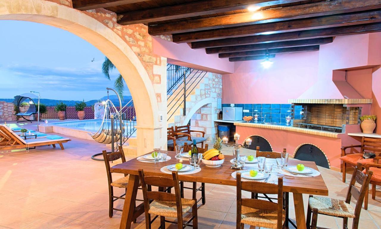 חאניה Steve Kois Villa Heated Pool מראה חיצוני תמונה