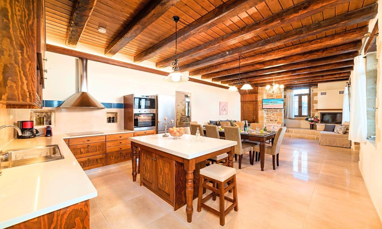 חאניה Steve Kois Villa Heated Pool מראה חיצוני תמונה